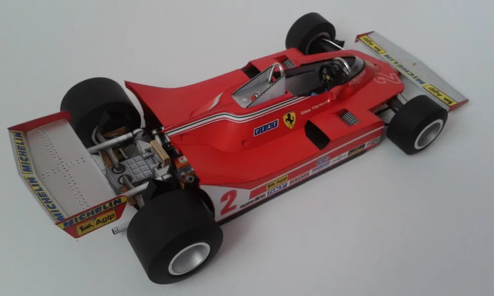 Papierový model Ferrari 321T5 1980 F1 Season